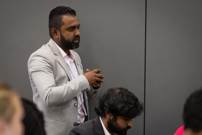 Delegates share their views