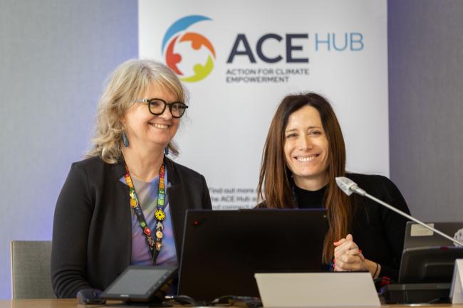 Fleur Newman and Laura Vinuela, UNFCCC Secretariat