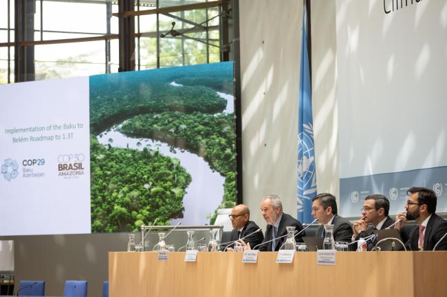 High-level speakers during the event