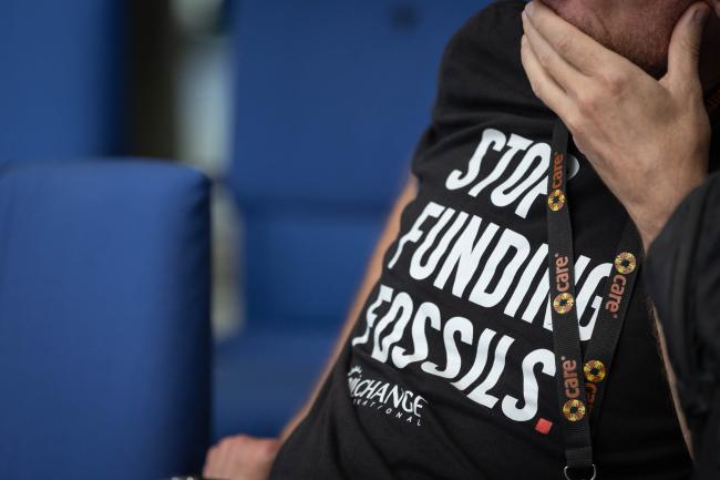 Stop funding fossils