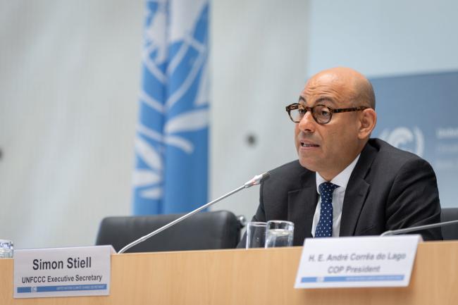 UNFCCC Executive Secretary Simon Stiell