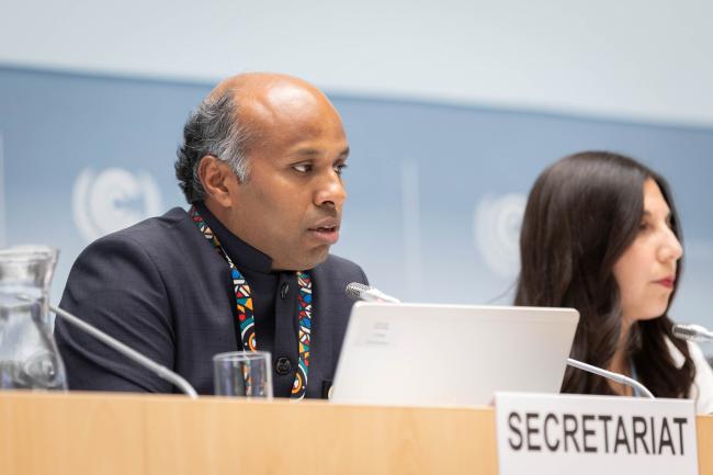Perumal Arumugam, UNFCCC Secretariat