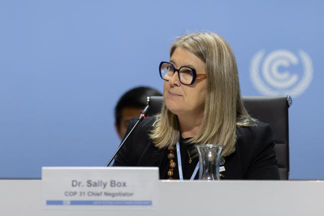 Sally Box, Incoming COP 31 Presidency of Negotiations