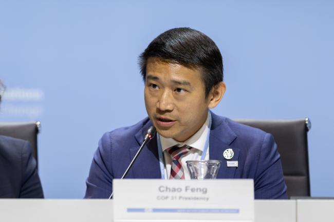 Chao Feng, incoming COP 30 Presidency of Negotiations