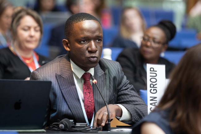 Shimukunku Manchisi, Zambia, on behalf of the African Group