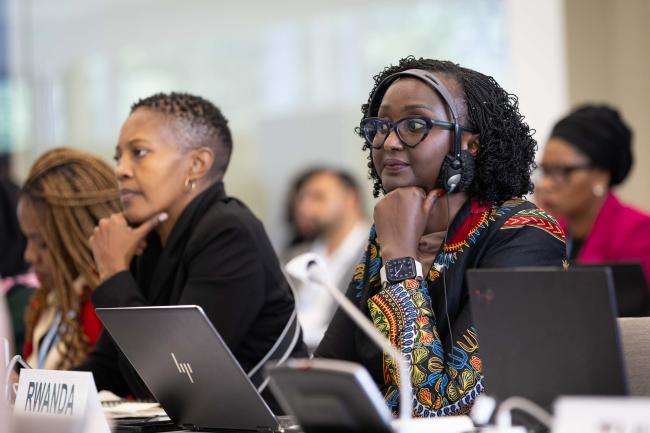 Participants listen