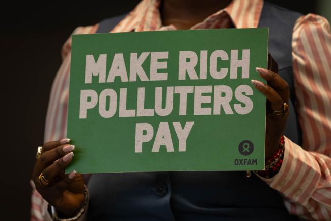 Make rich polluters pay