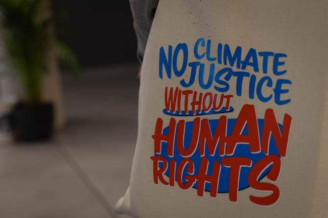 No climate justice without human rights