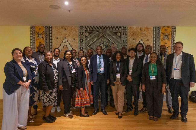 Family photo of the South African delegation