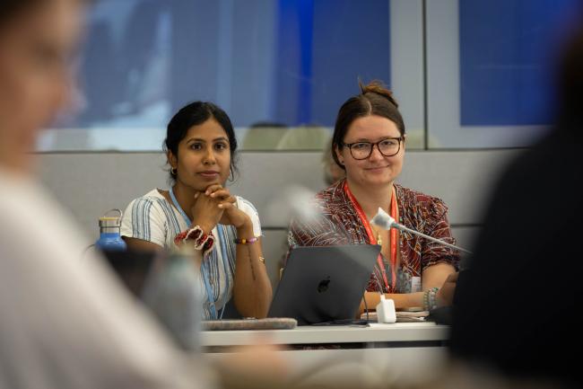 Veena Balakrishnan and Marie-Claire Graf, Co-Founders, Climate Youth Negotiators Programme (CYNP) 
