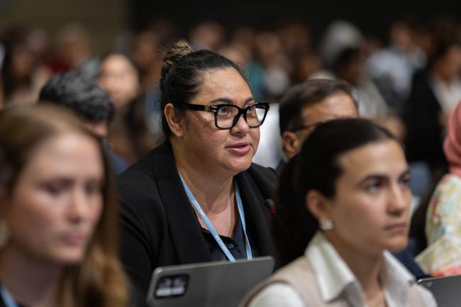 Anne Rasmussen, Samoa, on behalf of AOSIS