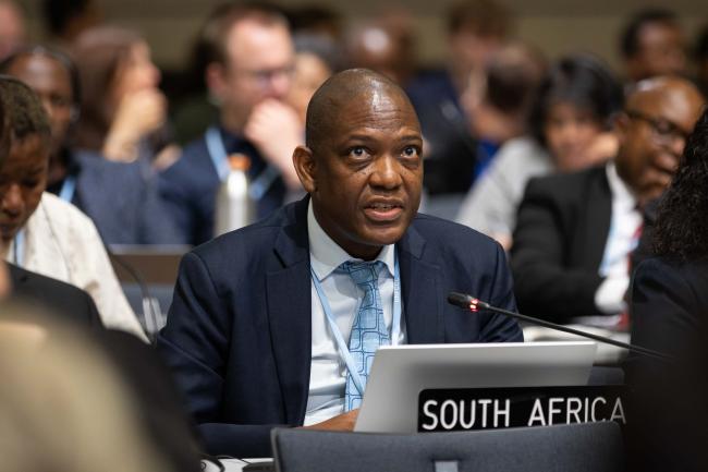 Maesela John Kekana, South Africa, on behalf of Brazil, South Africa, India and China (BASIC)