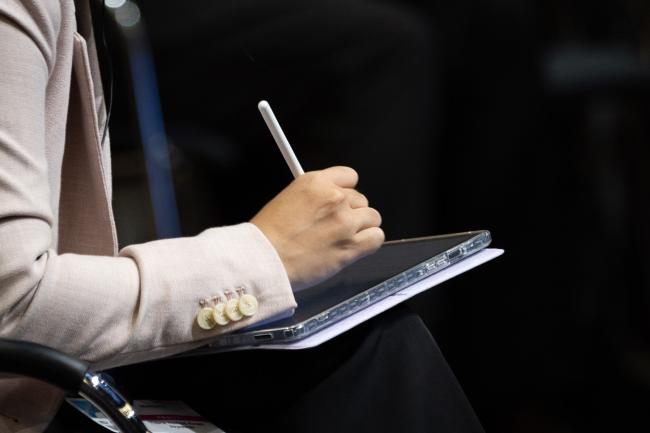 Delegates take note of the interventions
