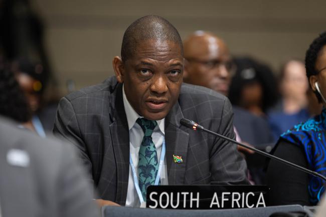 Maesela John Kekana, South Africa, on behalf of Brazil, South Africa, India and China (BASIC)