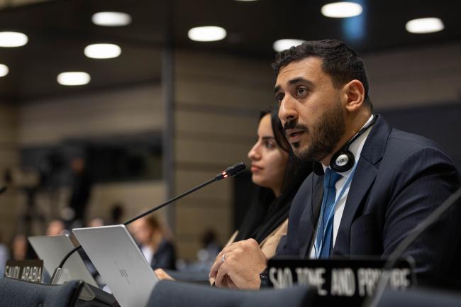 Abdulaziz Abdallah Albutti, Saudi Arabia, on behalf of the Arab Group