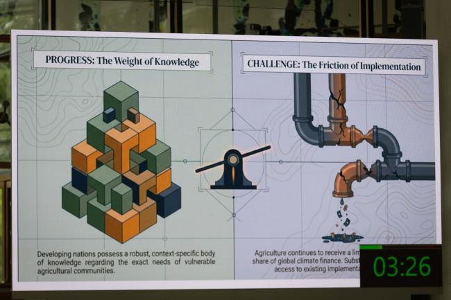 A slide from the African Group presentation highlights the challenges of implementation