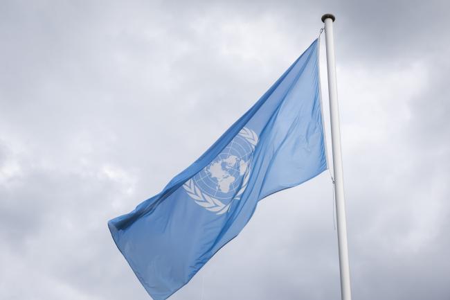 The UN flag flies high as the first week of the June Climate Meetings come to a close
