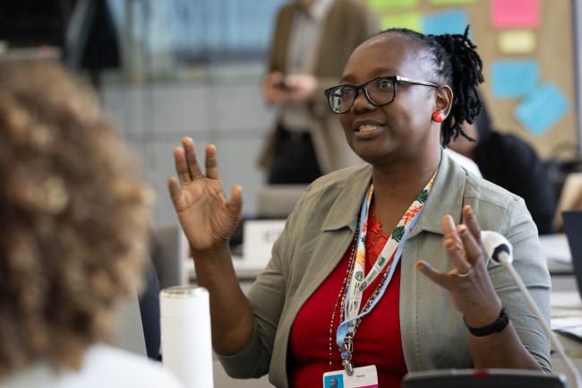 Delegates share ideas