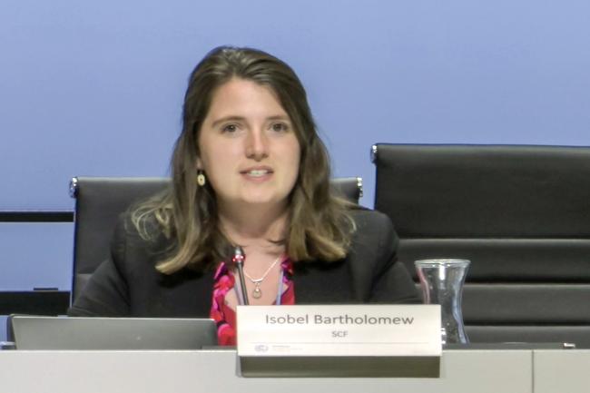 Isobel Bartholomew, Standing Committee on Finance member