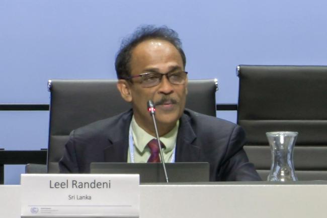 Leel Randeni, Director (Climate Change), Ministry of Environment, Sri Lanka