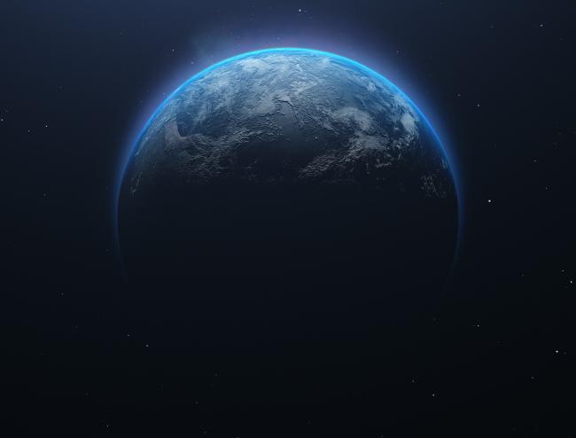Planet in space