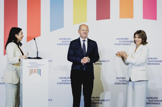 Reem Alabali Radovan, Federal Minister for Economic Cooperation and Development, Germany, Co-chaired by former Costa Rican President Laura Chinchilla and former German Chancellor Olaf Scholz