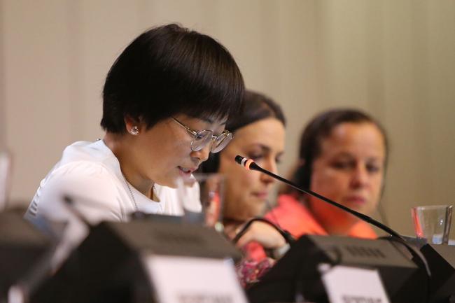 Technical Matters Contact Group Co-Chair Nana Zhao, China - photo courtesy of BRS Secretariat