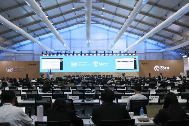 A view of the room during the CoW meeting
