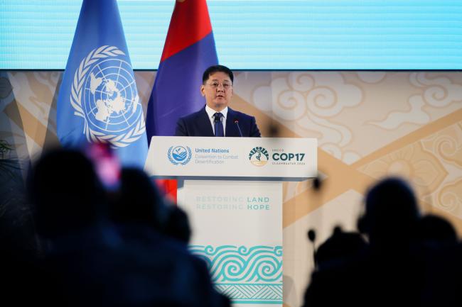 Ukhnaa Khürelsükh, President of Mongolia 