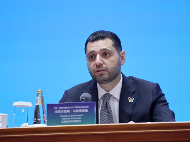 Hambardzum Matevosyan, Minister of Environment, Armenia, and incoming COP 17 President