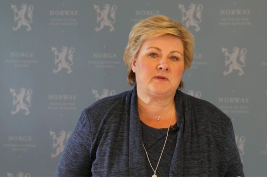 Prime Minister Erna Solberg, Norway, and Co-Chair of the Secretary-General’s SDG Advocates