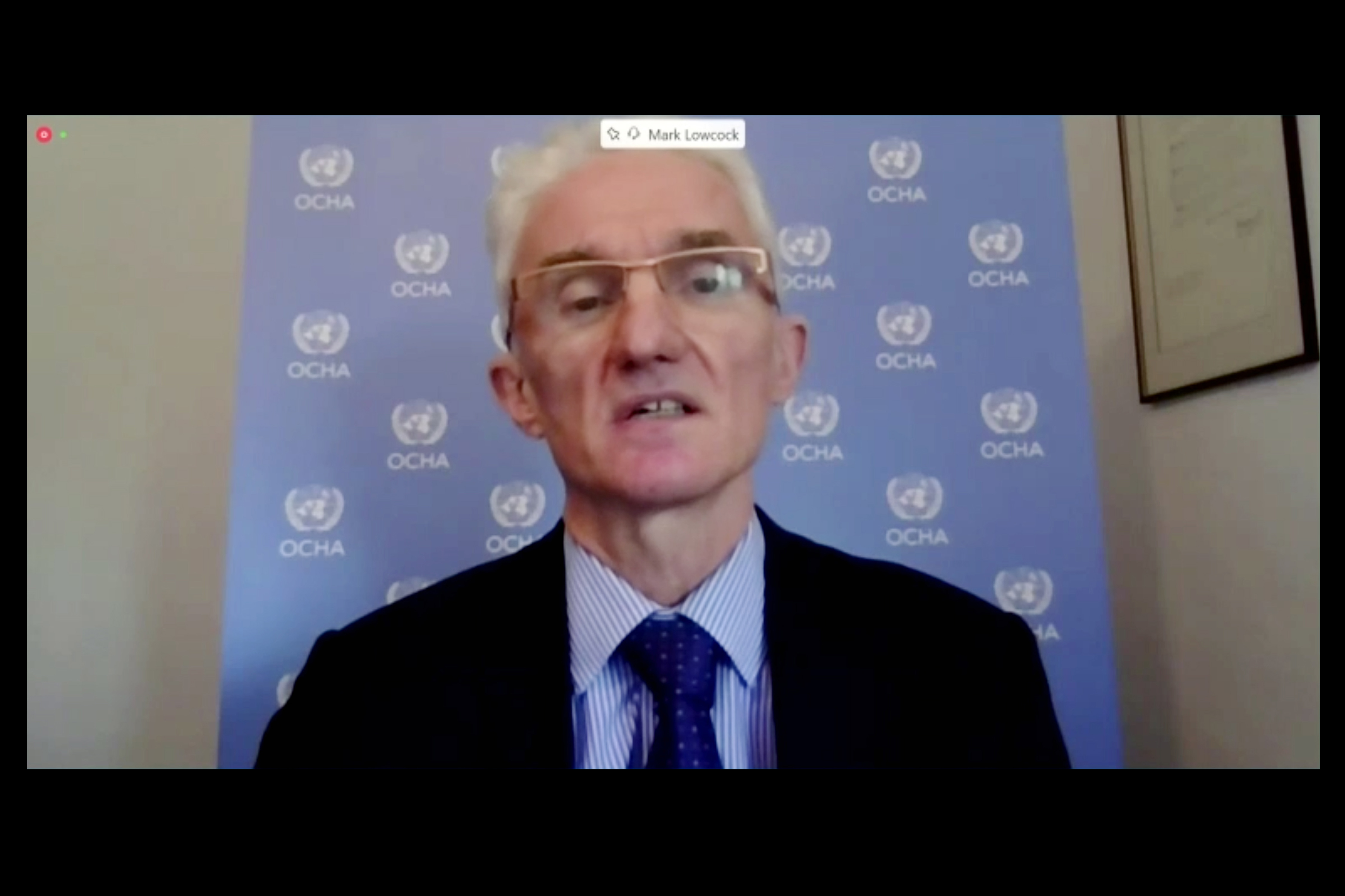 Mark Lowcock, UN Under-Secretary-General for Humanitarian Affairs and Emergency Relief Coordinator