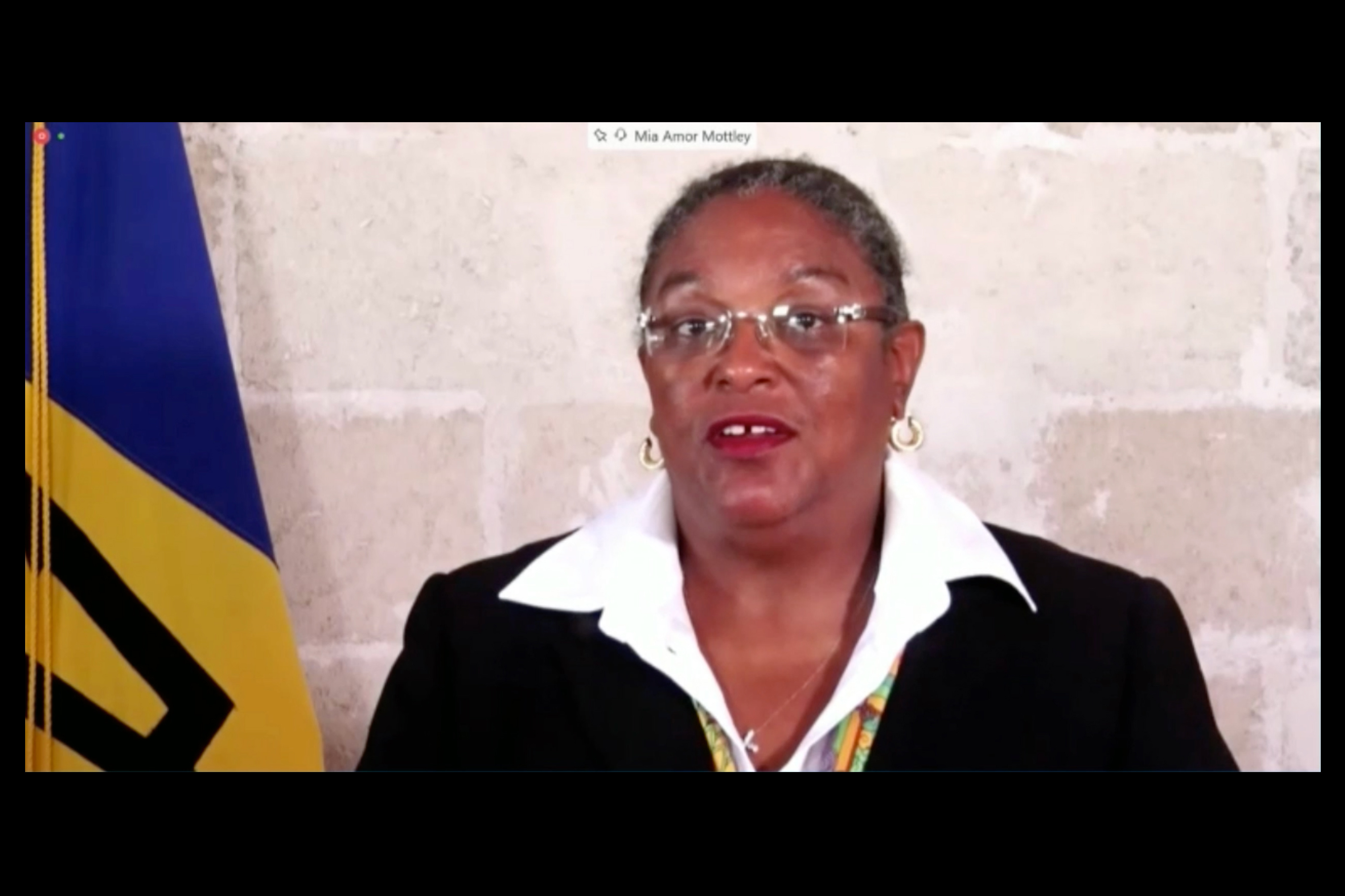 Mia Amor Mottley, Prime Minister, Minister for National Security and the Civil Service, and Minister for Finance, Economic Affairs and Investment, Barbados