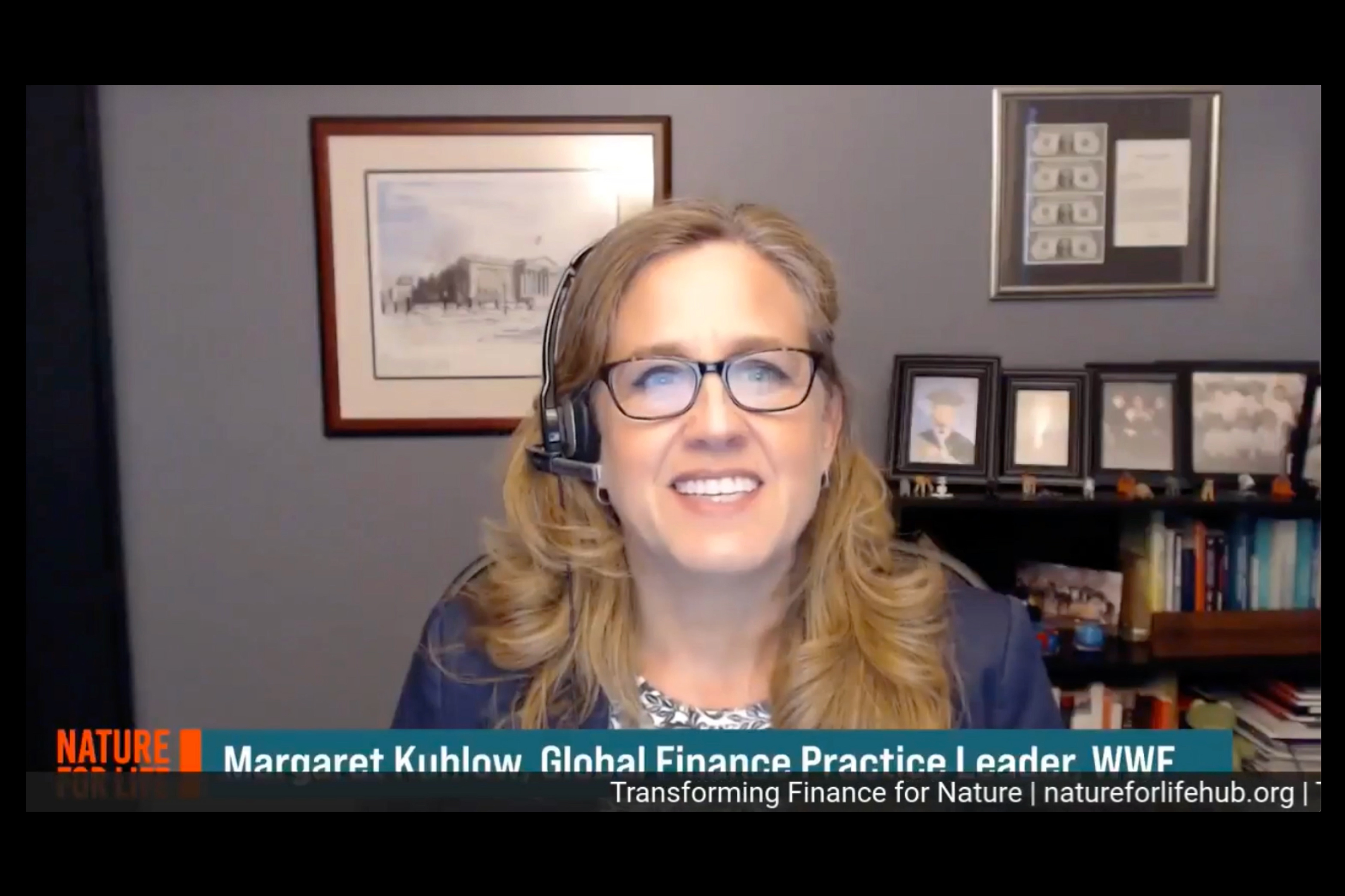 Margaret Kuhlow, Acting Global Conservation Director and Global Finance Practice Leader, WWF