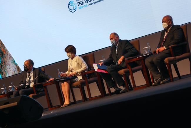 Panel speakers during the closing plenary of the fifth World Reconstruction Conference