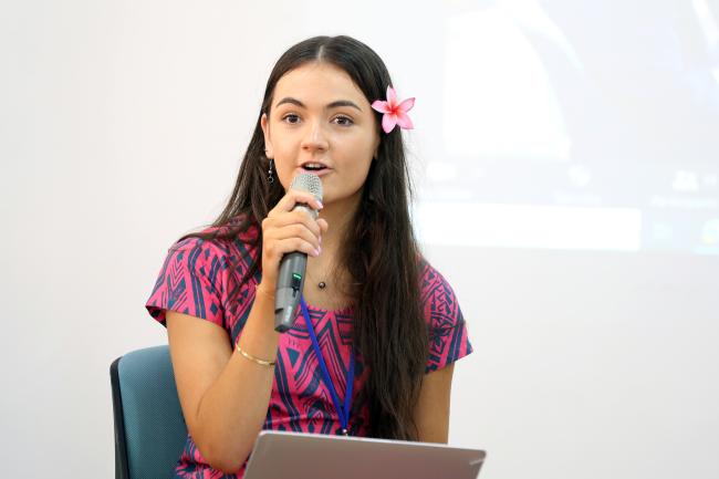 Āniva Clarke, Youth participant from Samoa 