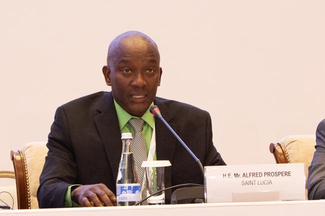 Alfred Prospere, Minister of Agriculture, Fishery, Food Security and Rural Development of St. Lucia - CRIC 21 - 15 Nov 2023 - Photo