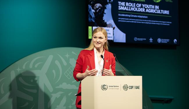 Monika Froehler, Ban Ki-moon Centre for Global Citizens - CGIAR Side Event-COP28-10Dec2023