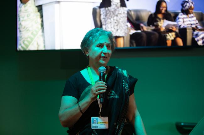 Manju Kak, Secretary General, All India Women Conference - WECF-Side Event -COP28 5dec2023 - Photo