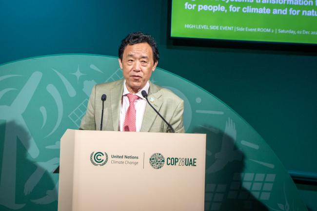 Qu Dongyu, Director General, FAO