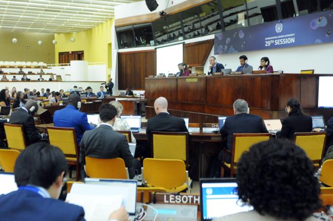Council members during the negotiations of the consolidated text