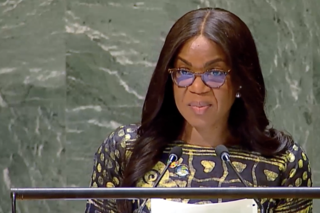Damilola Ogunbiyi, Special Representative of the Secretary-General for Sustainable Energy for All and Co-chair of UN-Energy - Global Stocktaking SDG7 - 19 April 2024 - Photo